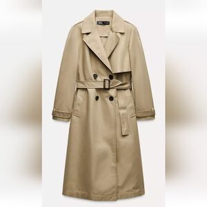 LONG BELTED TRENCH COAT